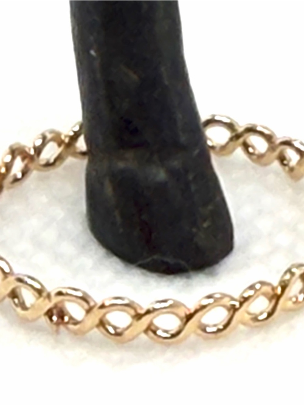 Gold Plated Stacking Rings Set with Faux Pearls and Faux Crystals - Picture 7 of 9